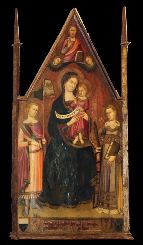 Madonna with Child between Saints Ansanus and Lawrence